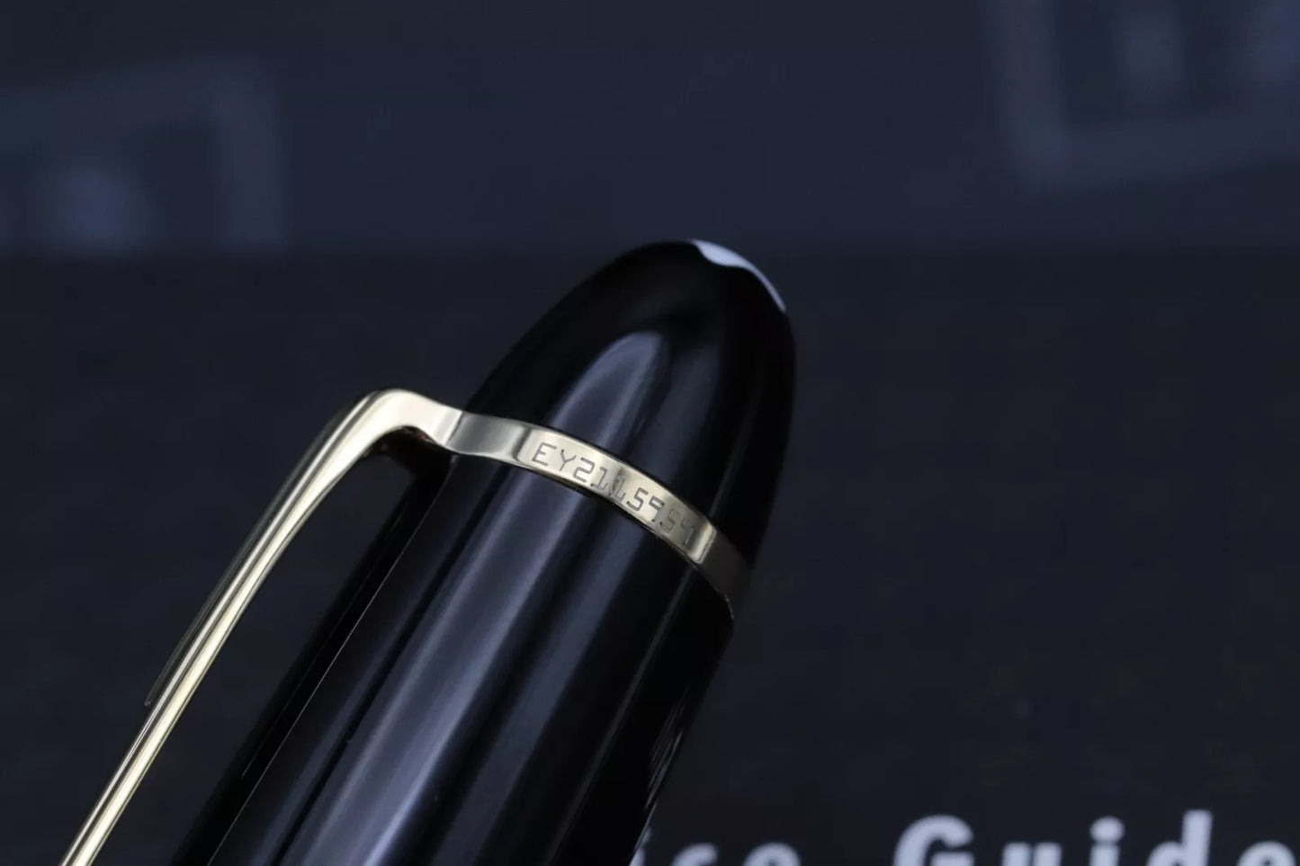 Montblanc Meisterstuck 147 Traveller Gold Coated Fountain Pen inc Pouch - UNUSED image 5