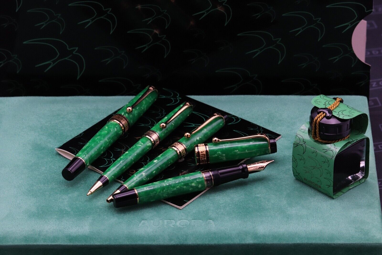 Aurora Optima Primavera Limited Edition FP, RB, MP AND BP Set - NEVER INKED image 0