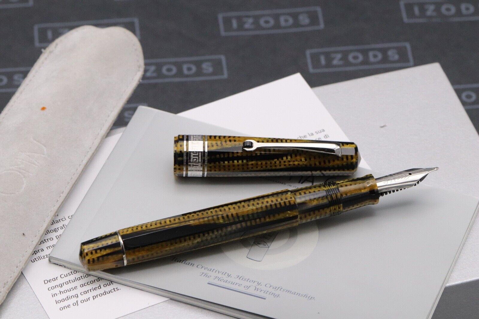 Omas Paragon Burkina Celluloid Fountain Pen image 1