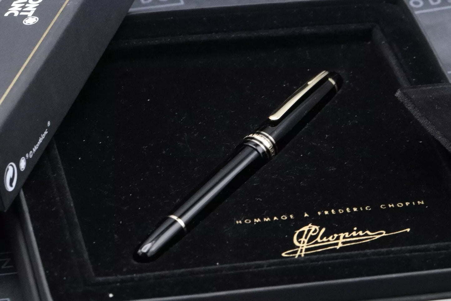 Montblanc Meisterstuck Chopin Classique Gold Coated Fountain Pen image 7
