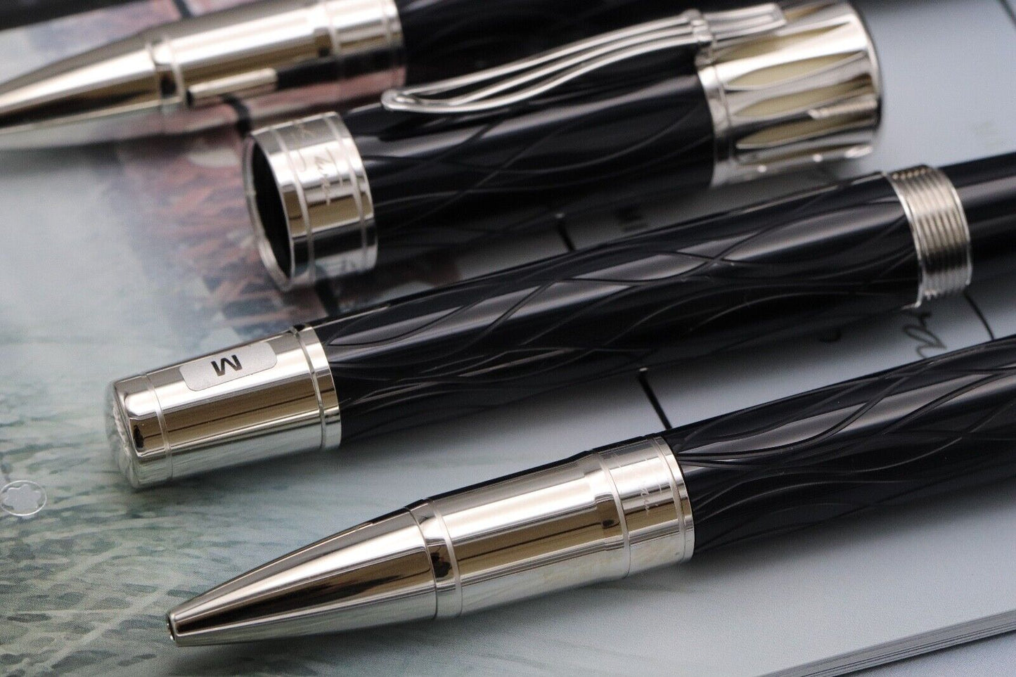 Montblanc Mark Twain Writers Edition FP, BP, MP Set - UNUSED image 3