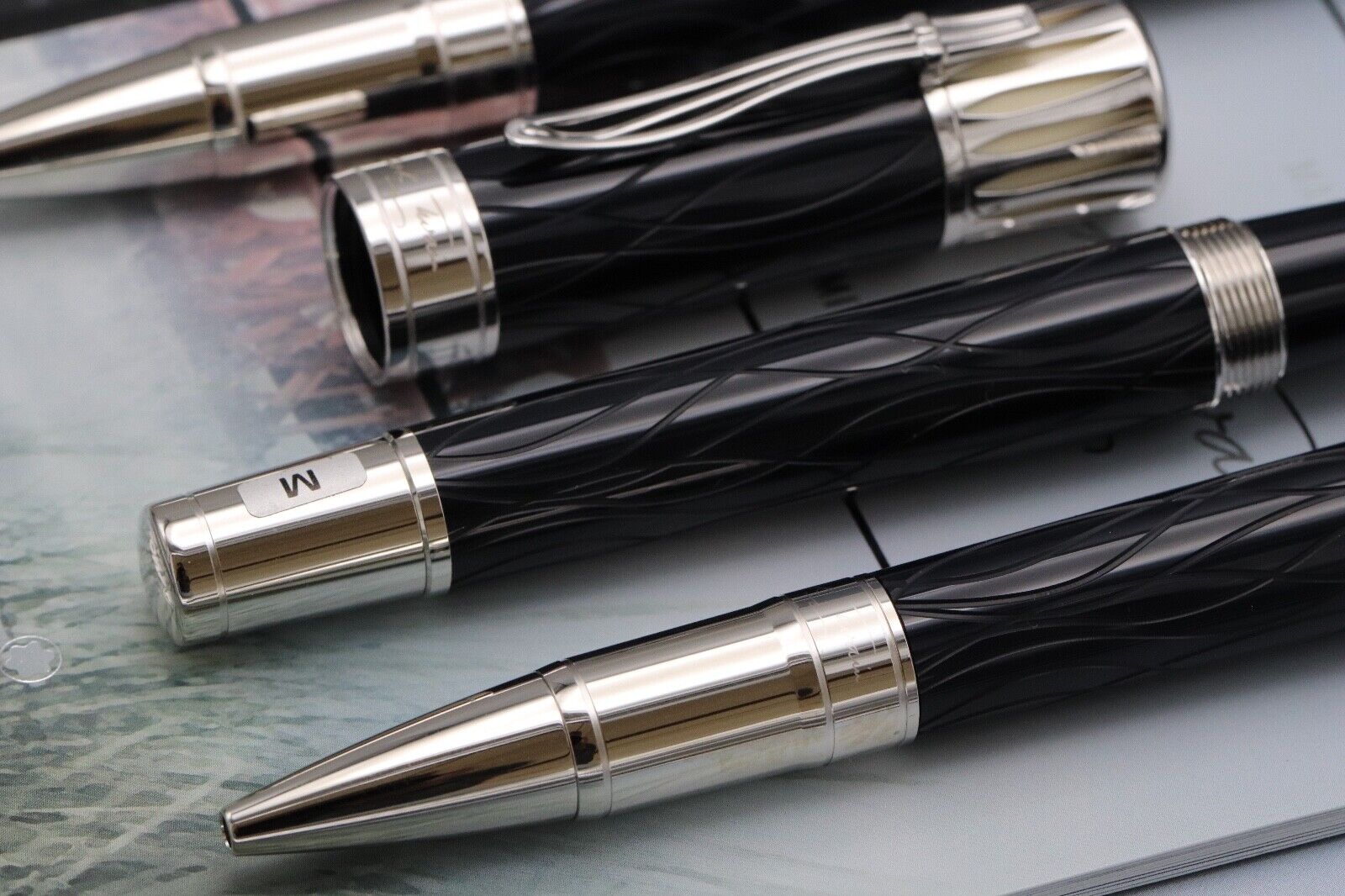 Montblanc Mark Twain Writers Edition FP, BP, MP Set - UNUSED image 3