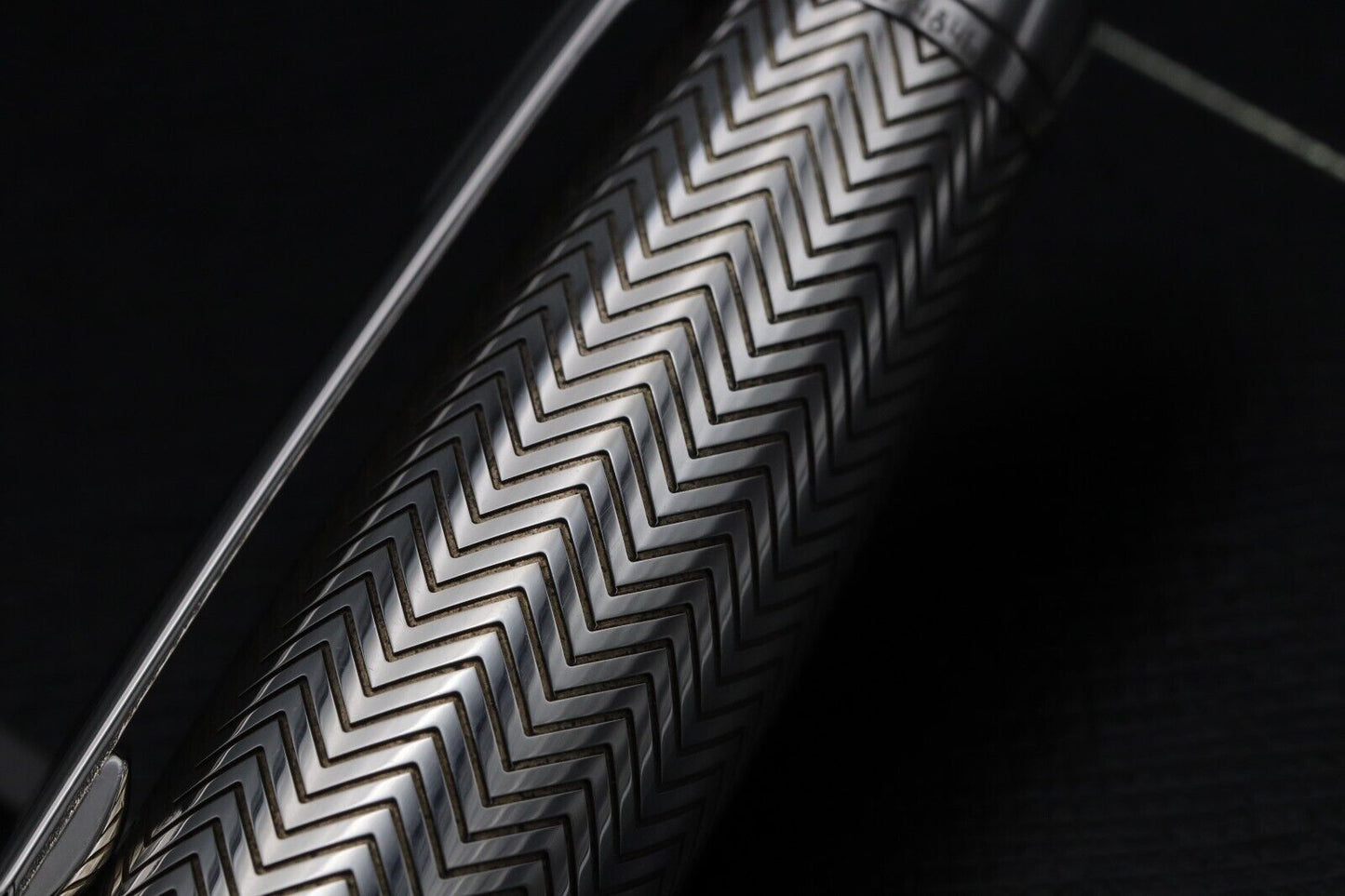 Montblanc Meisterstuck 146 LeGrand Silver Barley Doue Fountain Pen image 5