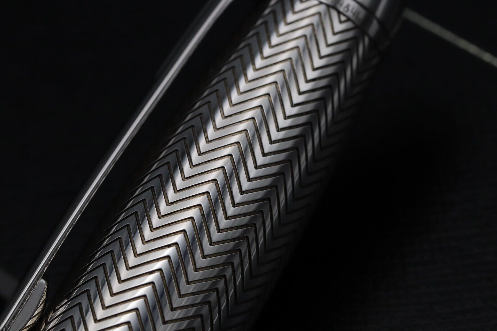 Montblanc Meisterstuck 146 LeGrand Silver Barley Doue Fountain Pen image 5