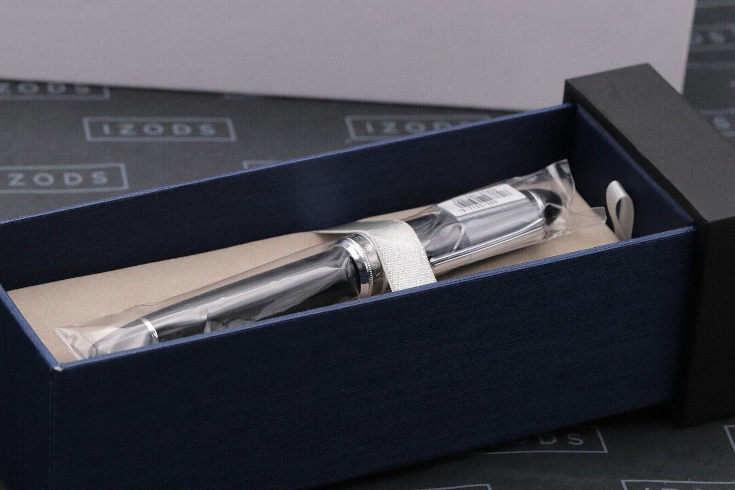 Sailor 1911L Black Rhodium Fountain Pen - MF Naginata Togi Nib - SEALED image 4