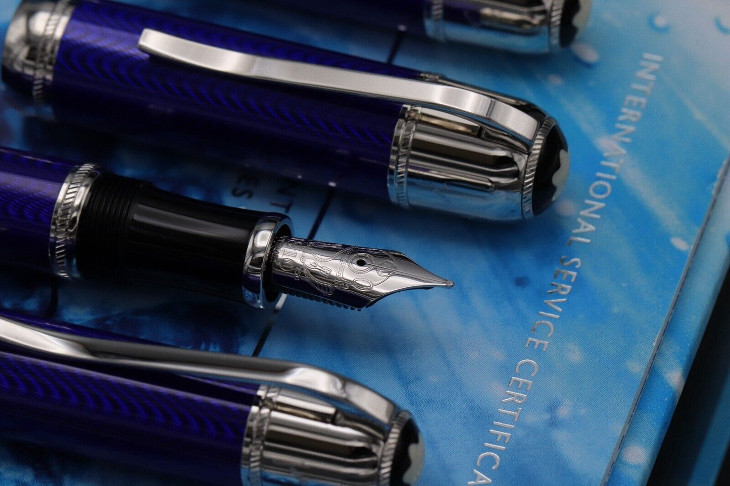Montblanc Writers Edition Jules Verne Set - FP, MP, BP - UNUSED image 2