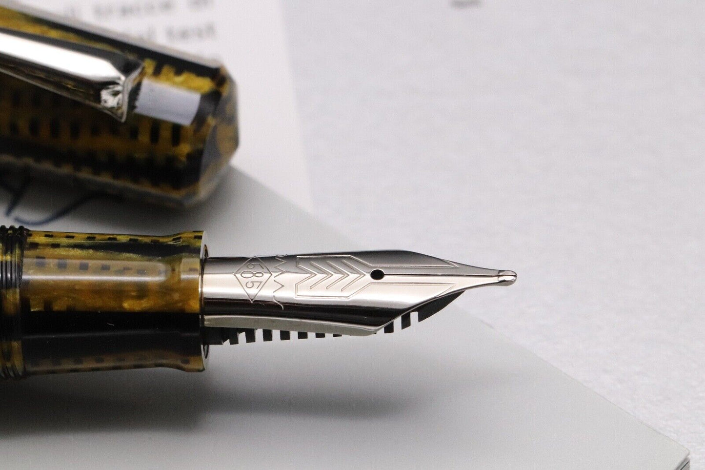 Omas Paragon Burkina Celluloid Fountain Pen image 2