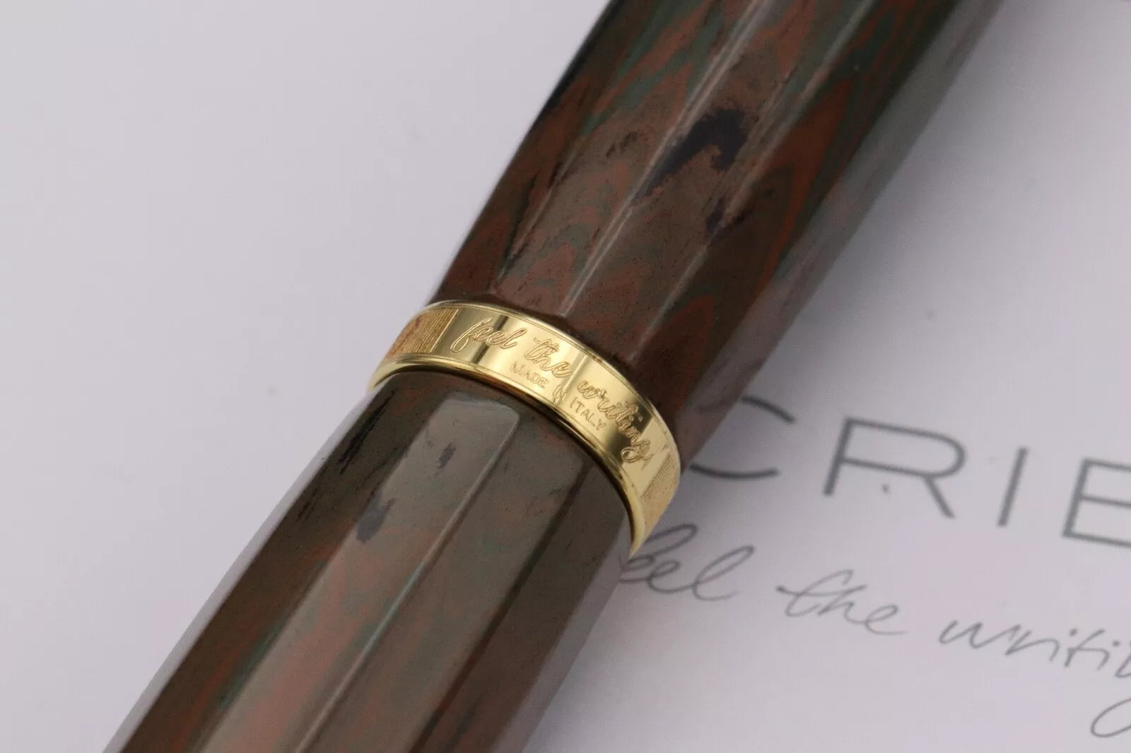 SCRIBO Feel Monte Cornero Ebonite LE90 Fountain Pen - 18k Broad Nib image 5