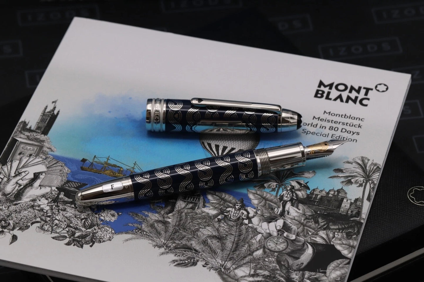 Montblanc LeGrand Around the World in 80 Days Solitaire Fountain Pen -INKED ONCE image 1