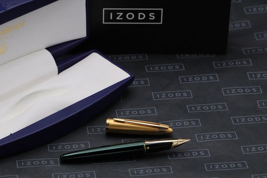 Waterman Edson Emerald Green Fountain Pen image 0
