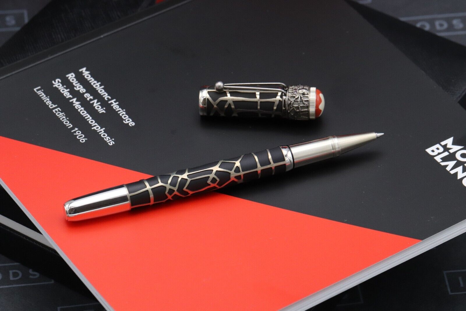 Montblanc Heritage Rouge et Noir Metamorphosis LE1906 Rollerball Pen - UNUSED image 1