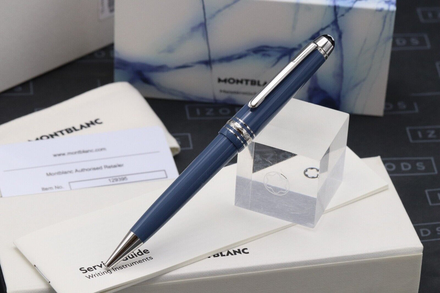 Montblanc Meisterstuck Midsize Glacier Ballpoint Pen image 1