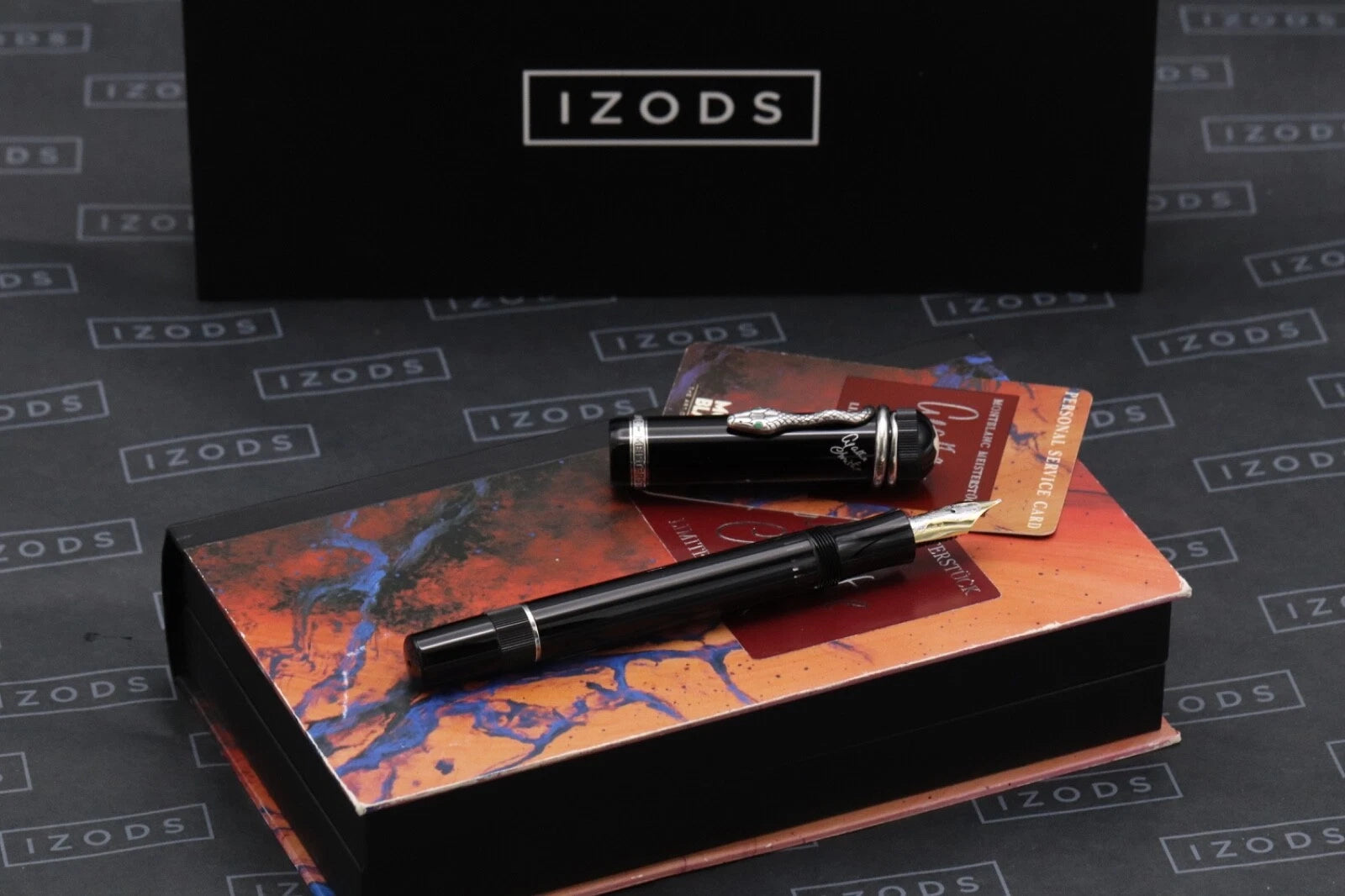 Montblanc Agatha Christie Press 'Emerald Eyes' Fountain Pen - UNUSED image 0