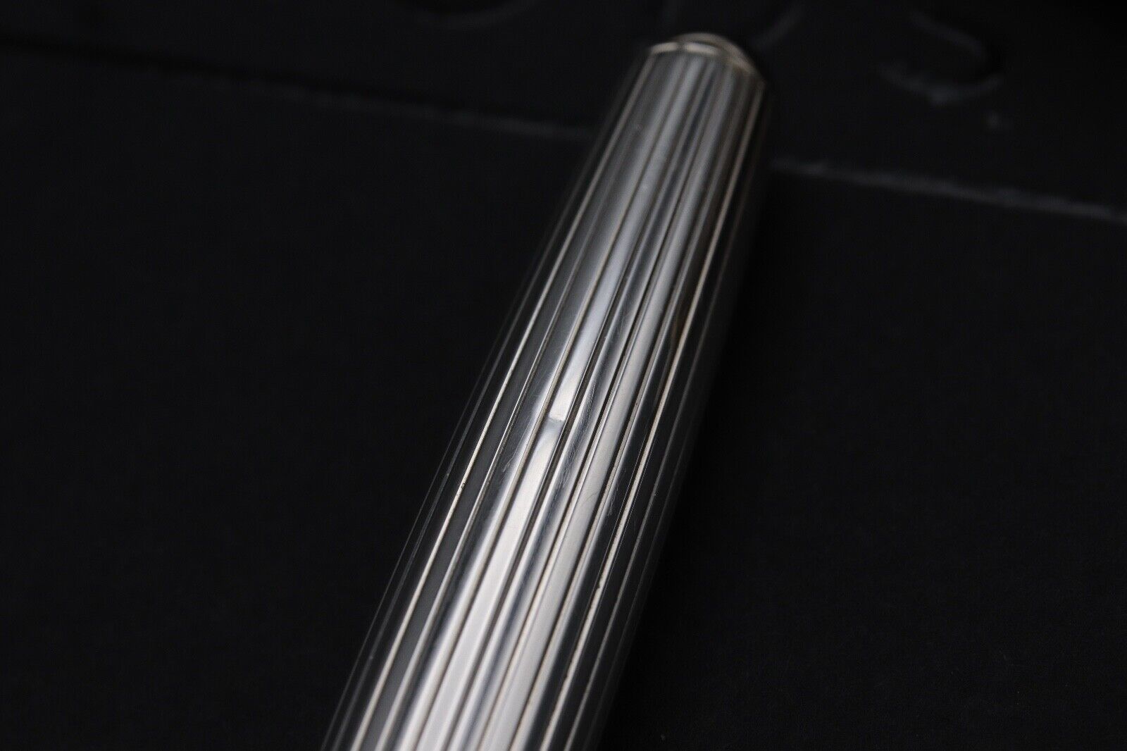 Montblanc Meisterstuck 144 Classique AG925 Solitaire Pinstripe Fountain Pen image 3