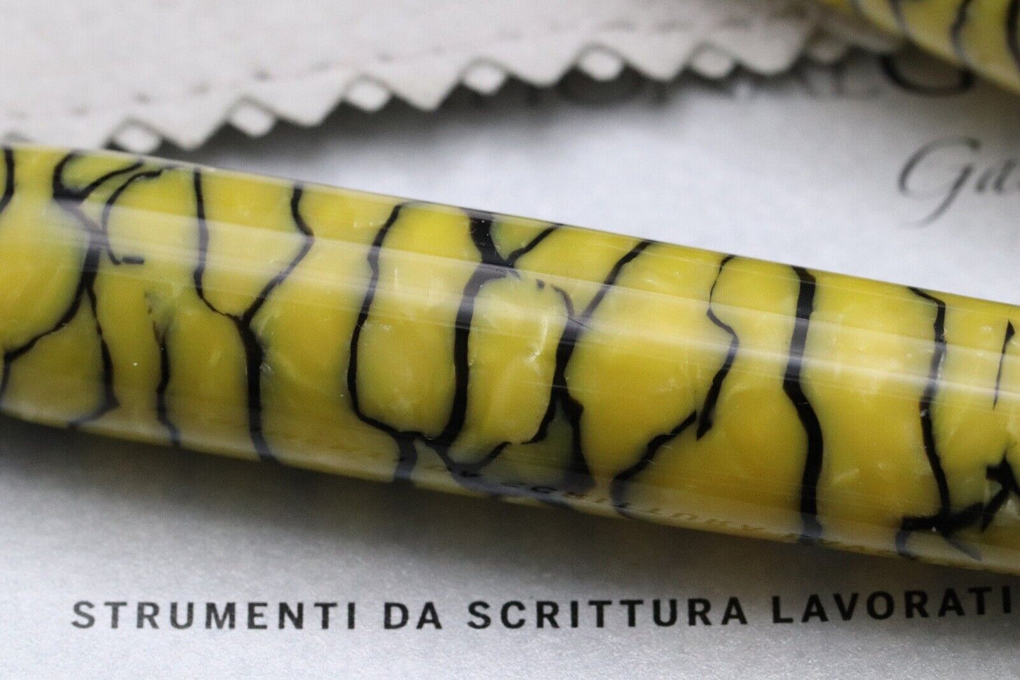 Leonardo Pompeii Celluloid LE7 Fountain Pen - #6 La Fenice Nib image 3