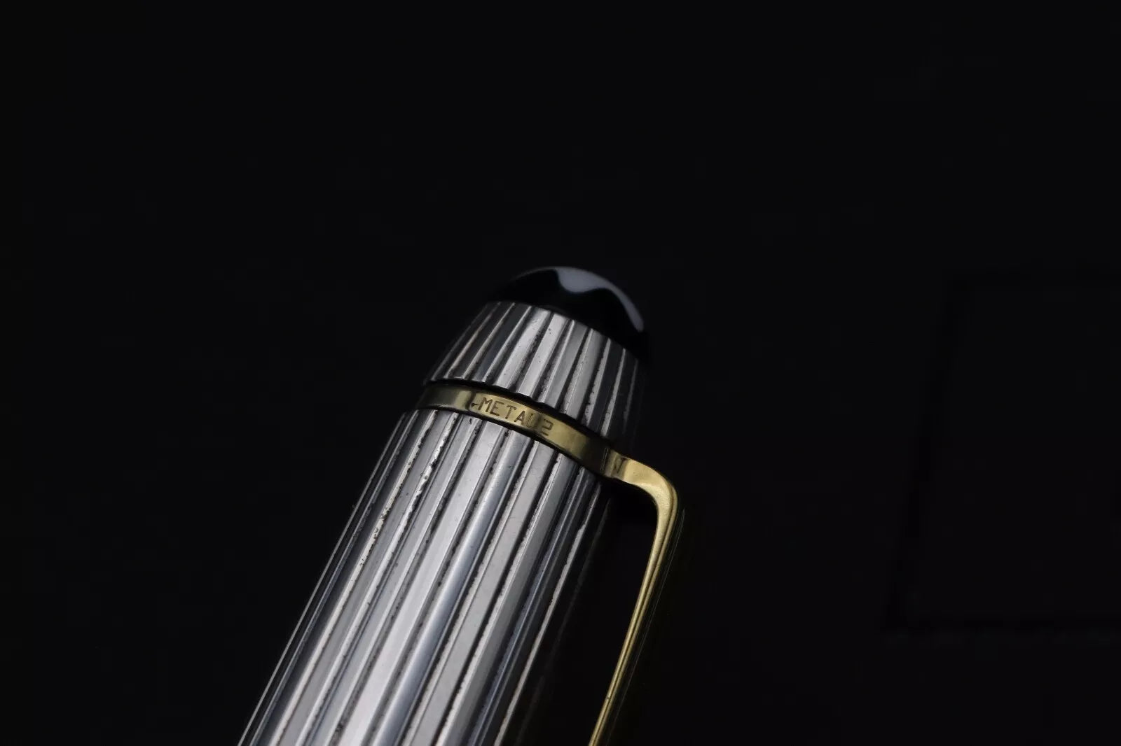 Montblanc Meisterstück 114 Mozart AG925 Solitaire Pinstripe Fountain Pen image 7