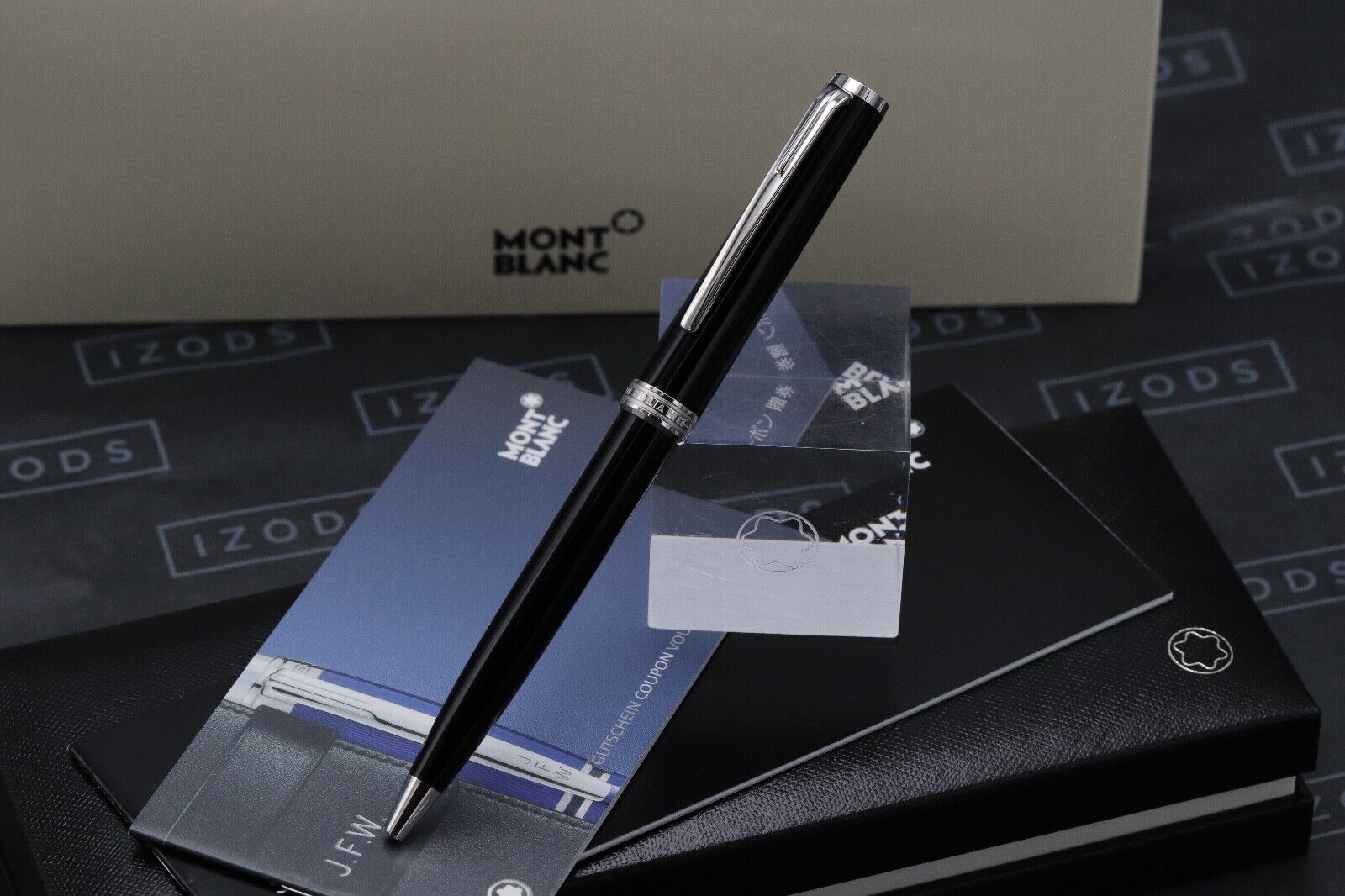 Montblanc PIX Black Ballpoint Pen - UNUSED image 1