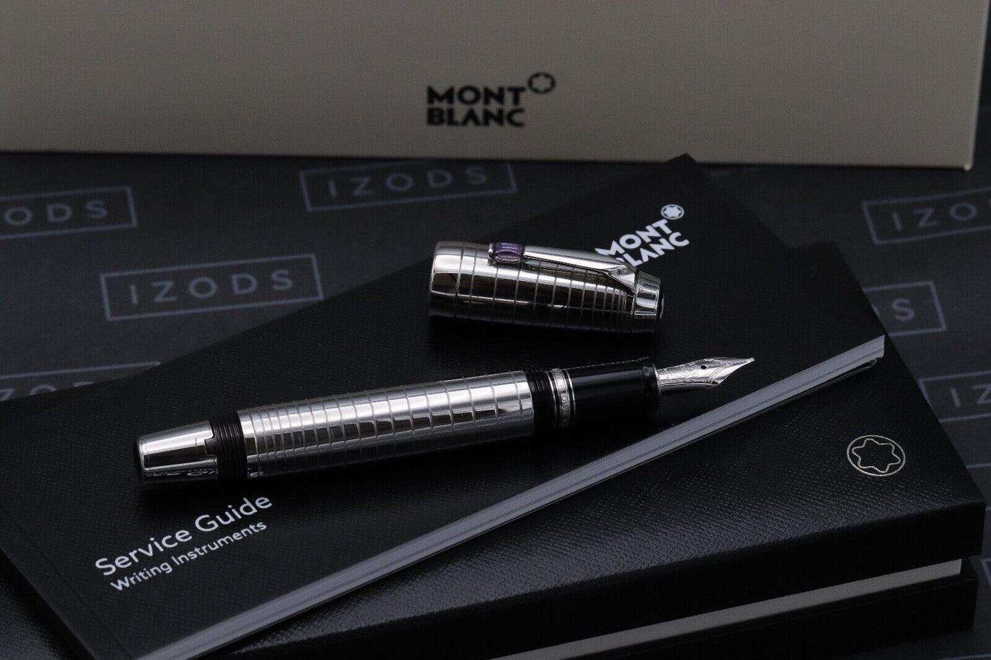 Montblanc Boheme Steel Radial Amethyst Fountain Pen image 1