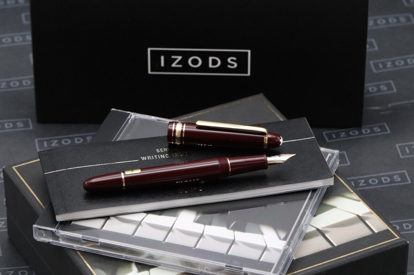 Montblanc Meisterstuck 145 Classique Bordeaux Fountain Pen - UNUSED - Fine Nib image 0