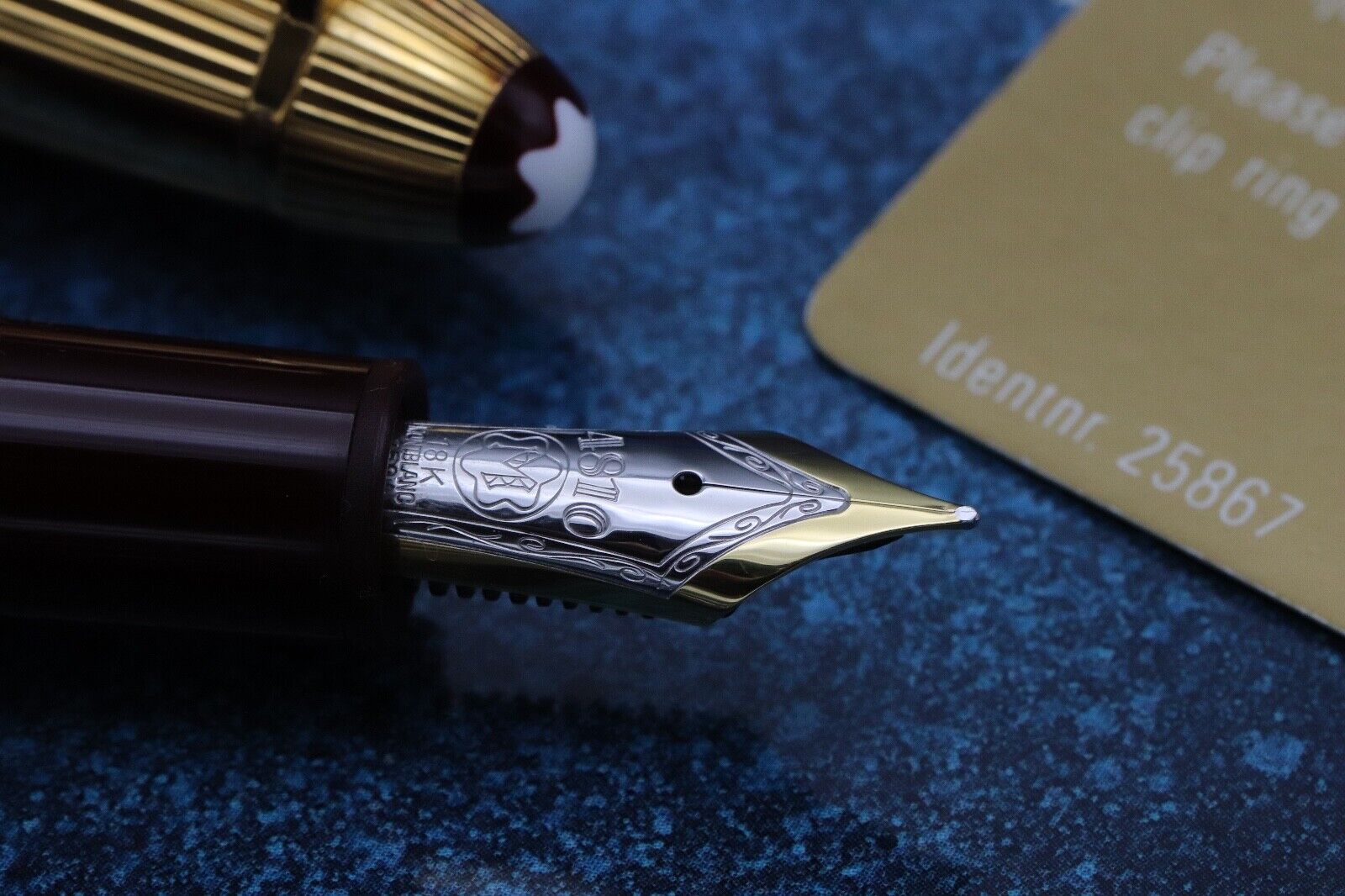 Montblanc Meisterstuck 146 LeGrand Bordeaux Vermeil Fountain Pen - NEVER INKED image 2