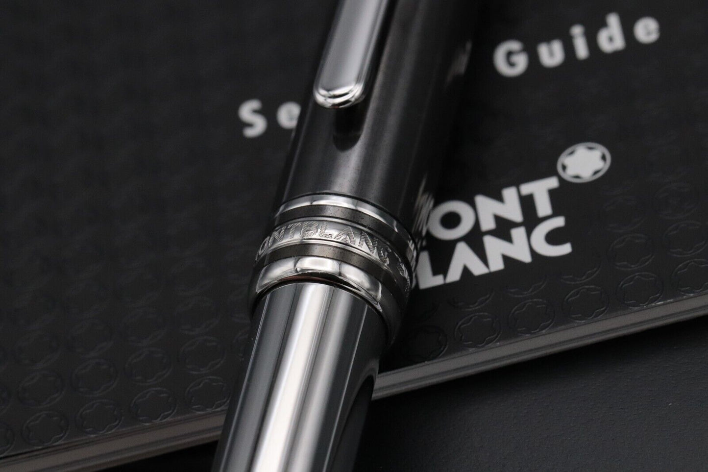 Montblanc Meisterstuck 144 Classique Hematite Solitaire Fountain Pen - UNUSED image 3
