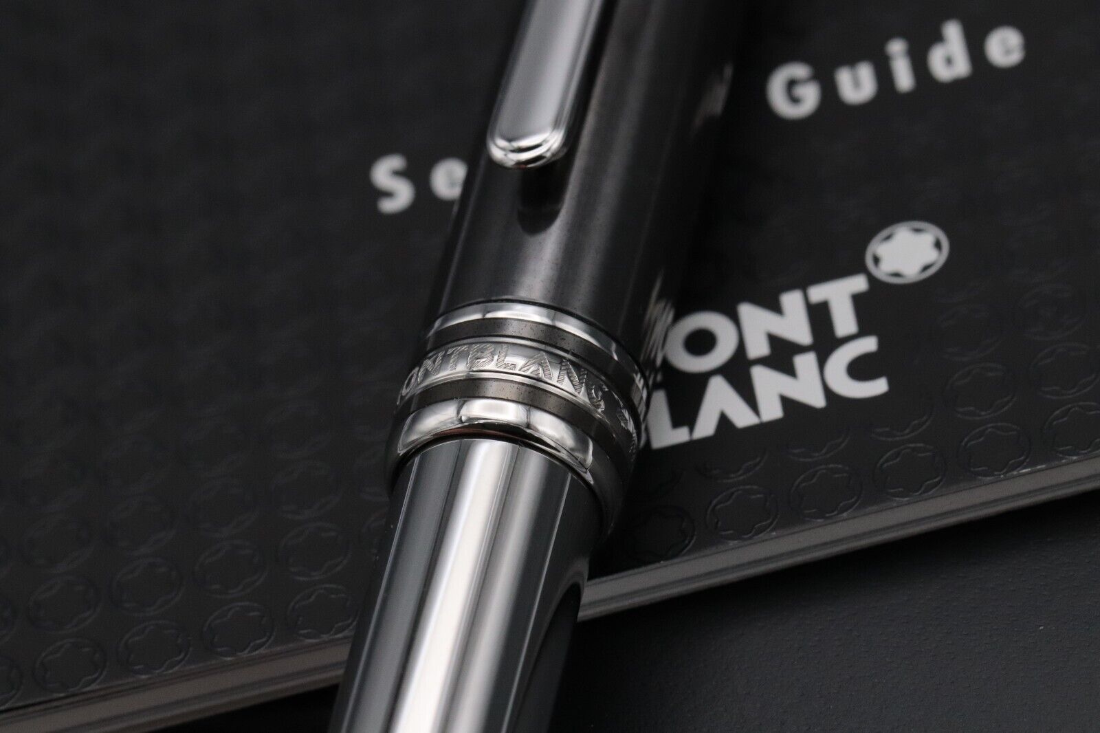 Montblanc Meisterstuck 144 Classique Hematite Solitaire Fountain Pen - UNUSED image 3