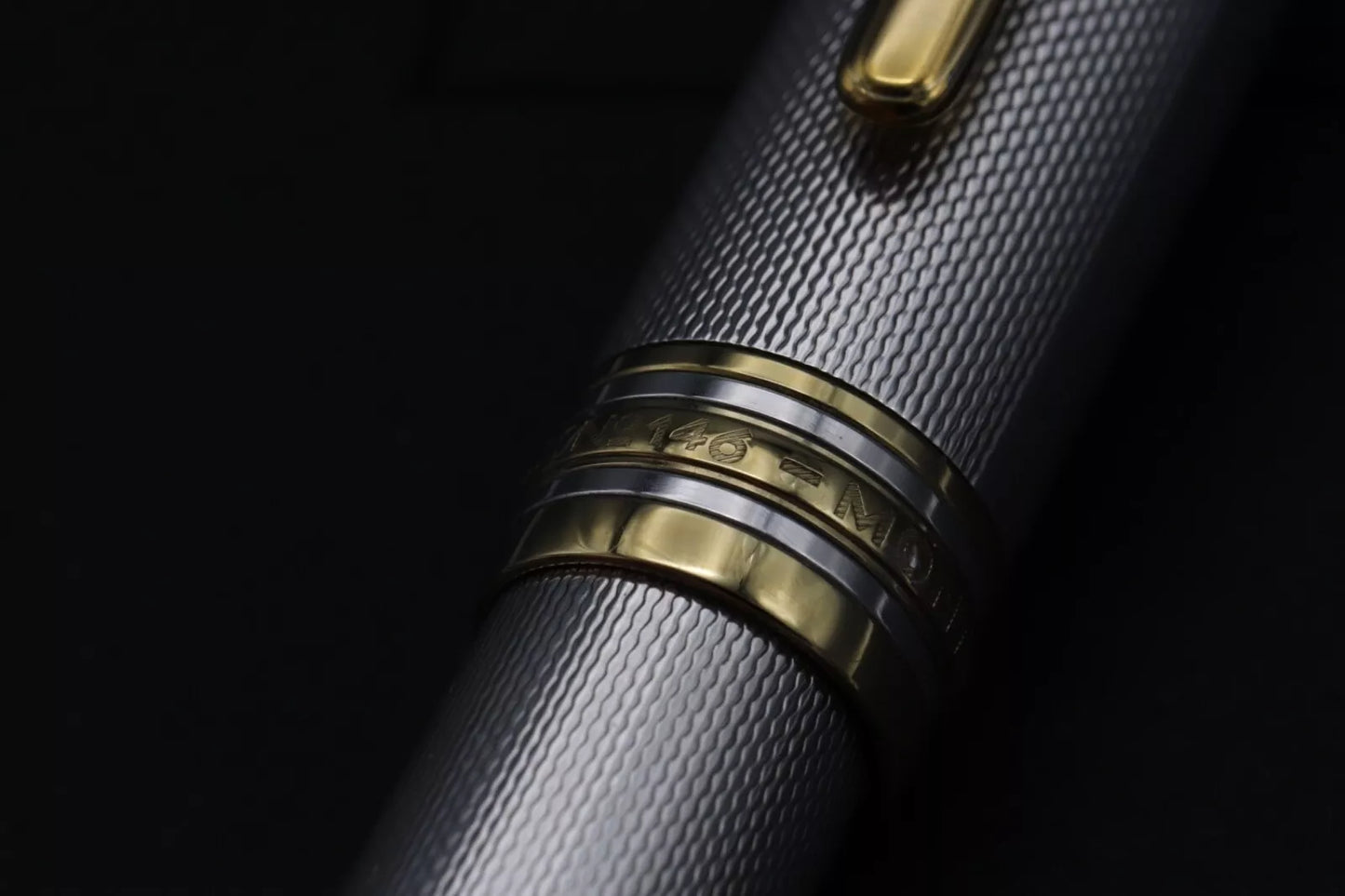 Montblanc Meisterstuck 146 LeGrand Barley Sterling Silver Fountain Pen - 1991-92 image 8