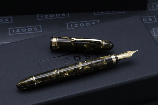 ASC Pavarotti 2017 Ogiva Saft Green Celluloid Fountain Pen image 1