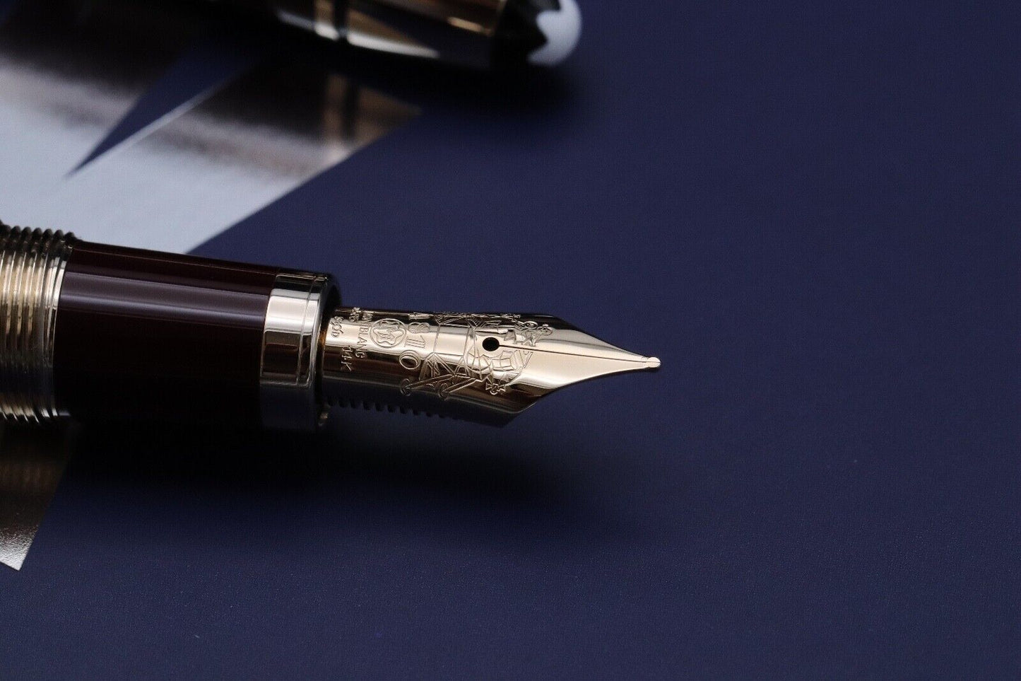 Montblanc Great Characters John F. Kennedy JFK Burgundy SE Fountain Pen image 2