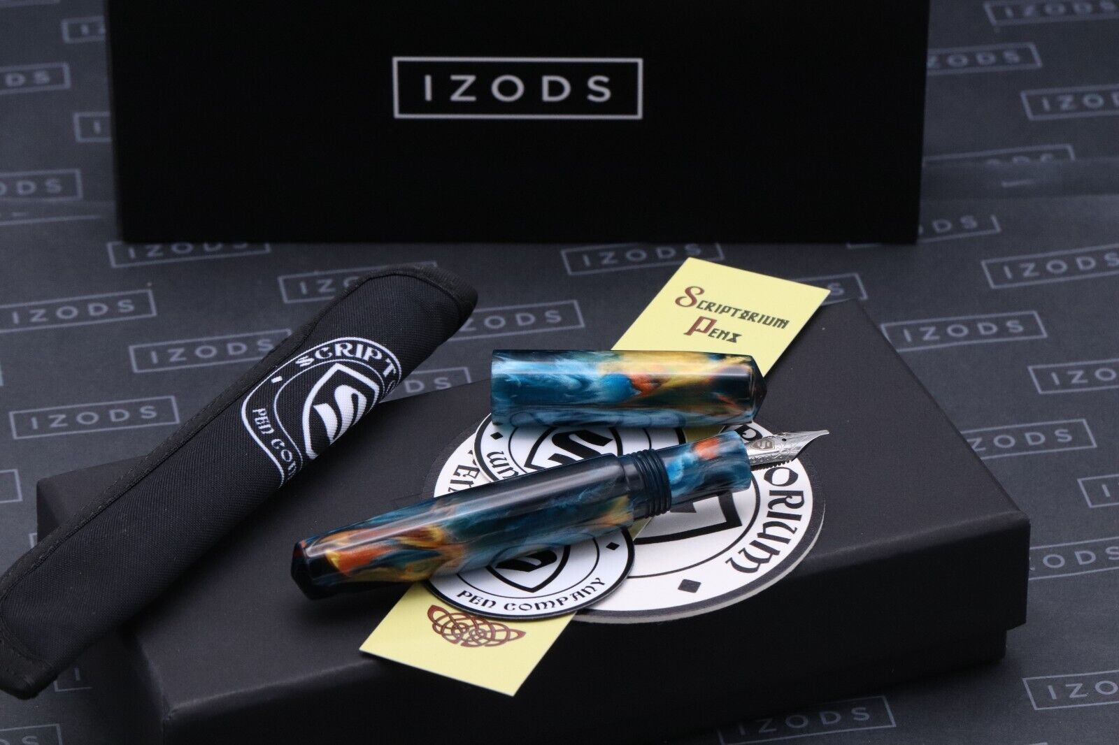 Scriptorium Idyll Dupras Twilight Cenote Fountain Pen - 1.5 Stub image 0