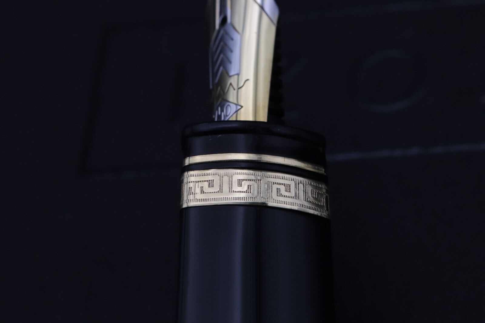 Omas 360 Magnum Black Gold Fountain Pen - Stub Sorowka Nib image 3