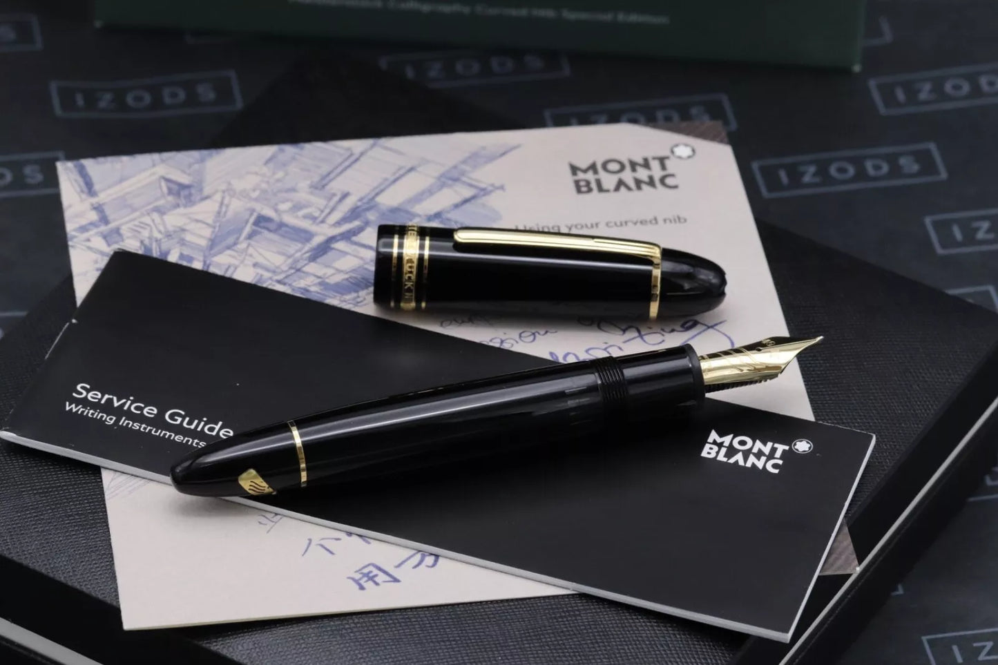 Montblanc Meisterstuck 149 Calligraphy Curved Nib SE Fountain Pen image 1