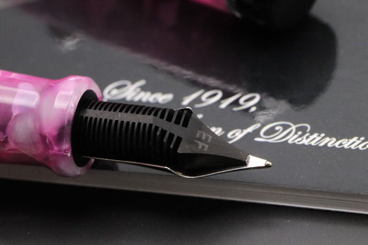 Aurora Optima Caleidoscopio Luce Rosa Limited Edition Fountain Pen - EF Nib image 4