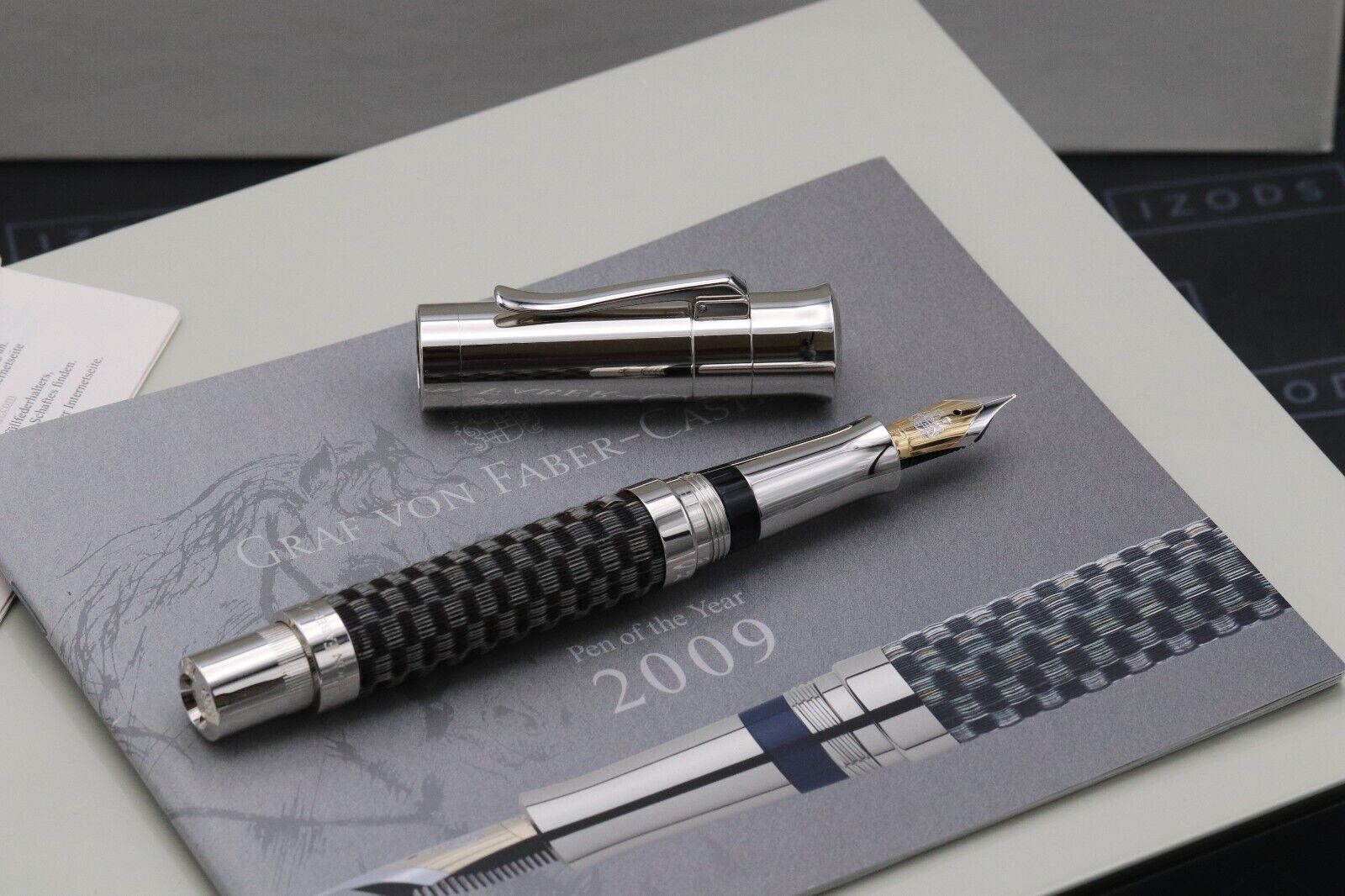 Graf von Faber-Castell Pen of the Year 2009 Horsehair Fountain Pen - UNUSED image 1