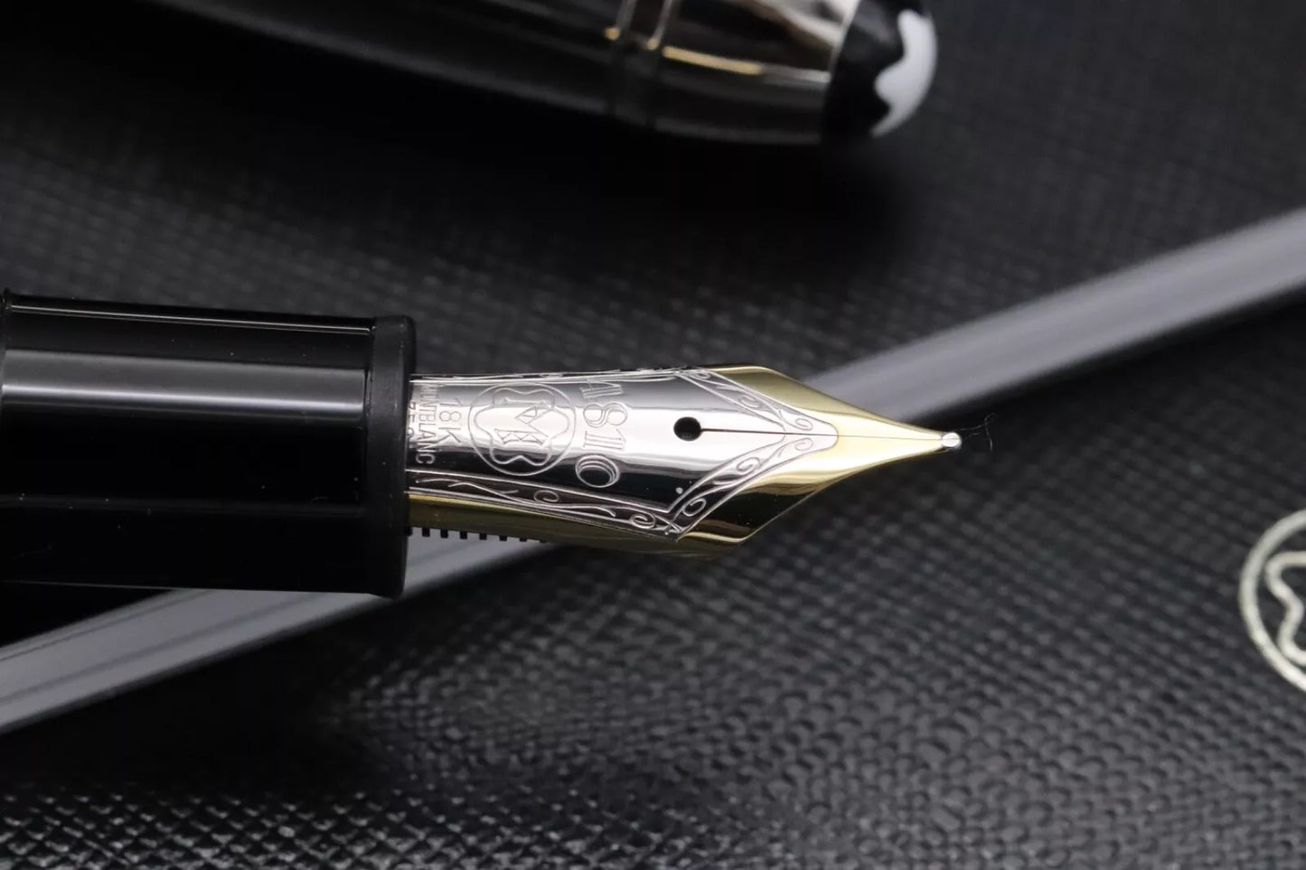 Montblanc Meisterstuck 146 LeGrand Steel Fountain Pen image 6