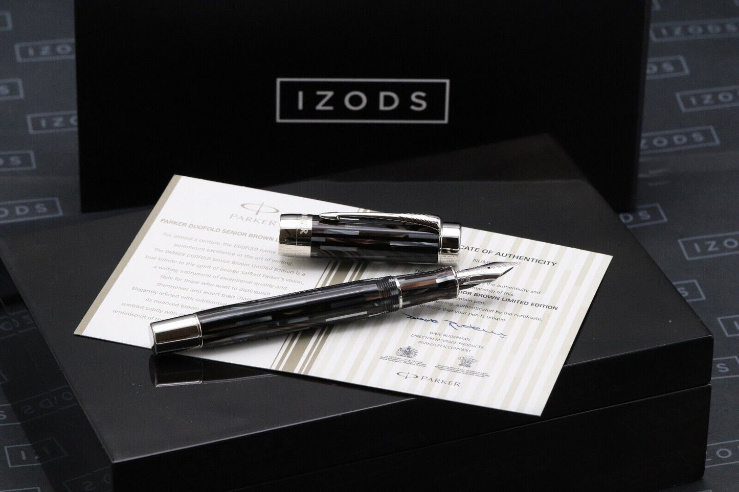 Parker Duofold Senior Brown Limited Edition Fountain Pen image 0