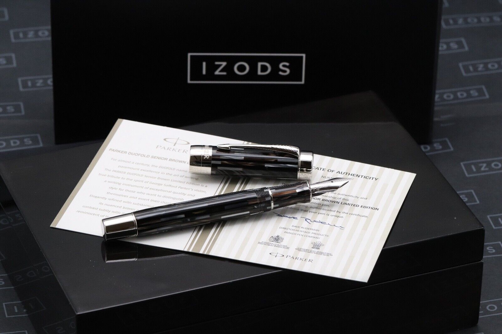Parker Duofold Senior Brown Limited Edition Fountain Pen image 0