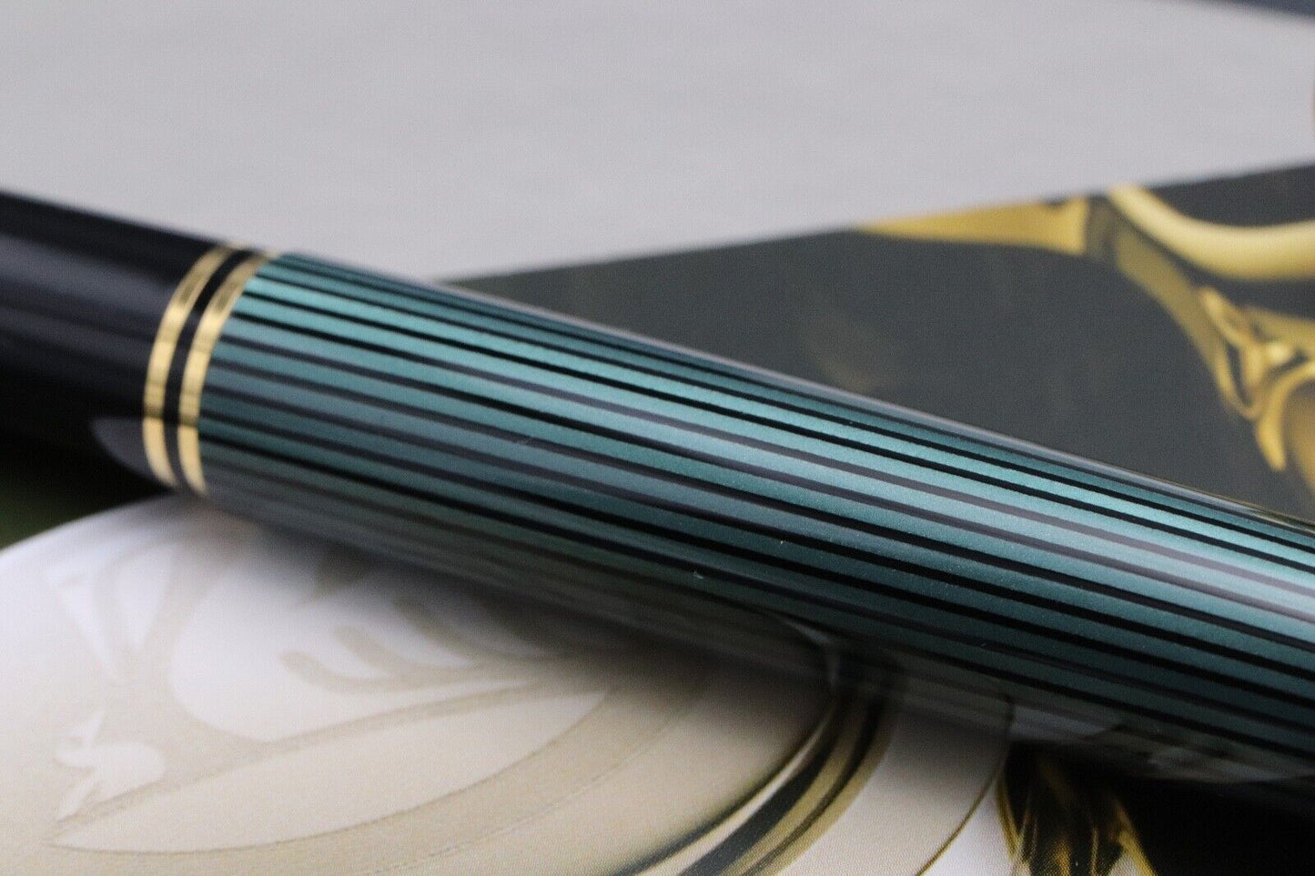 Pelikan Souveran M1000 Green Black Fountain Pen image 3