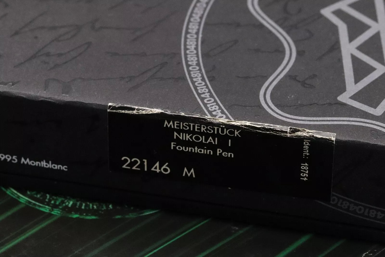 Montblanc Meisterstuck 146 LeGrand Czar Nikolai I Vermeil Fountain Pen - UNUSED image 11