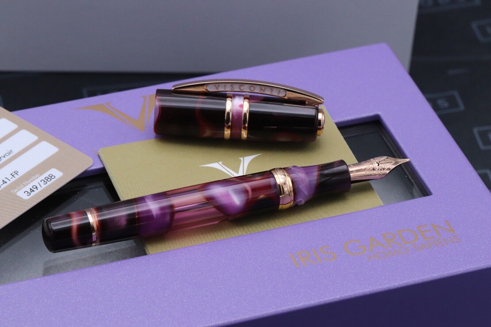 Visconti Homo Sapiens Iris Garden LE388 Fountain Pen - UNUSED image 1