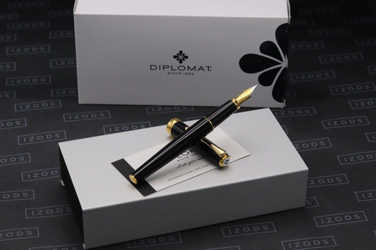 Diplomat Excellence A2 Black Fountain Pen image 0
