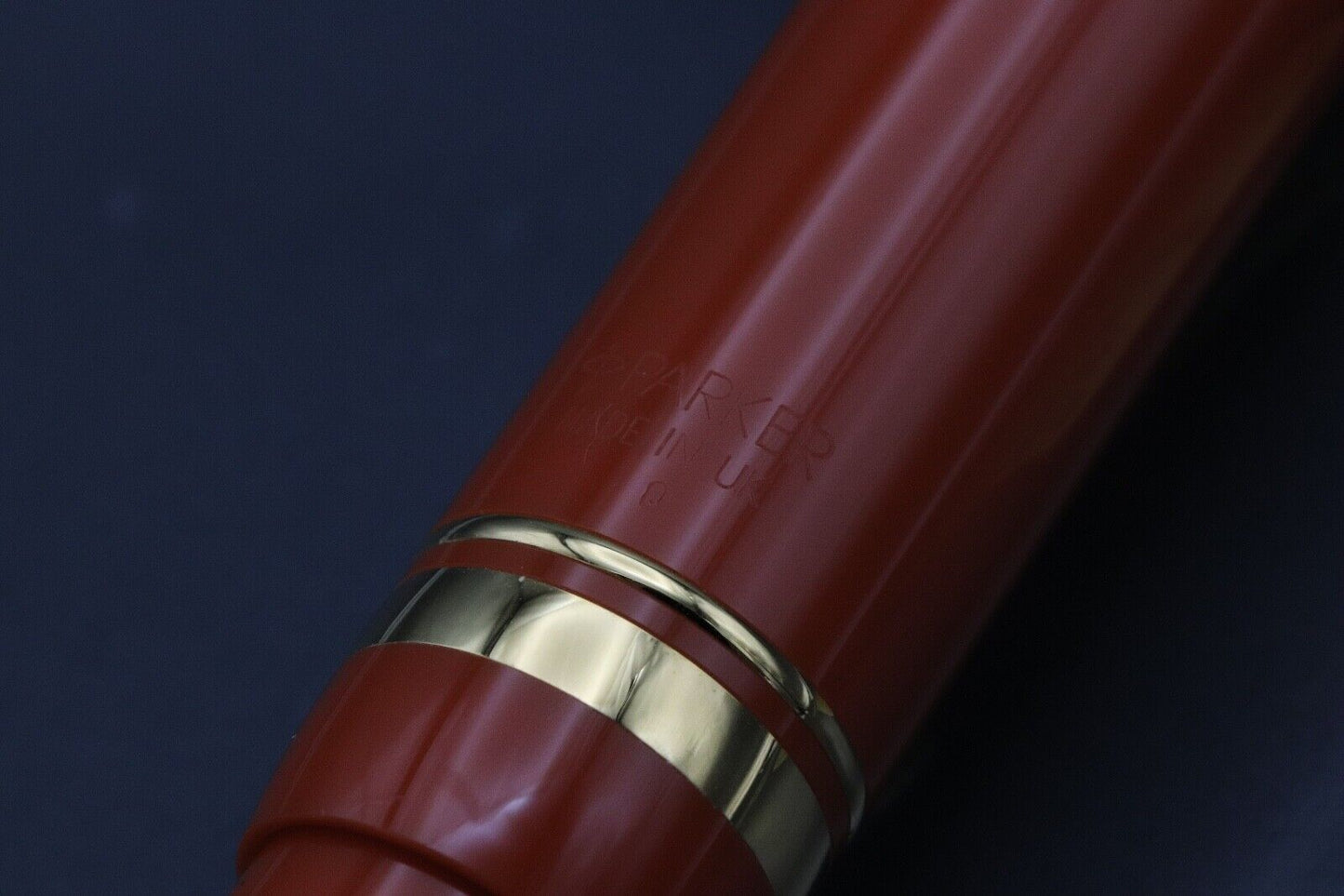 Parker Duofold Centennial Orange Fountain Pen and Mechanical Pencil - UNUSED image 4