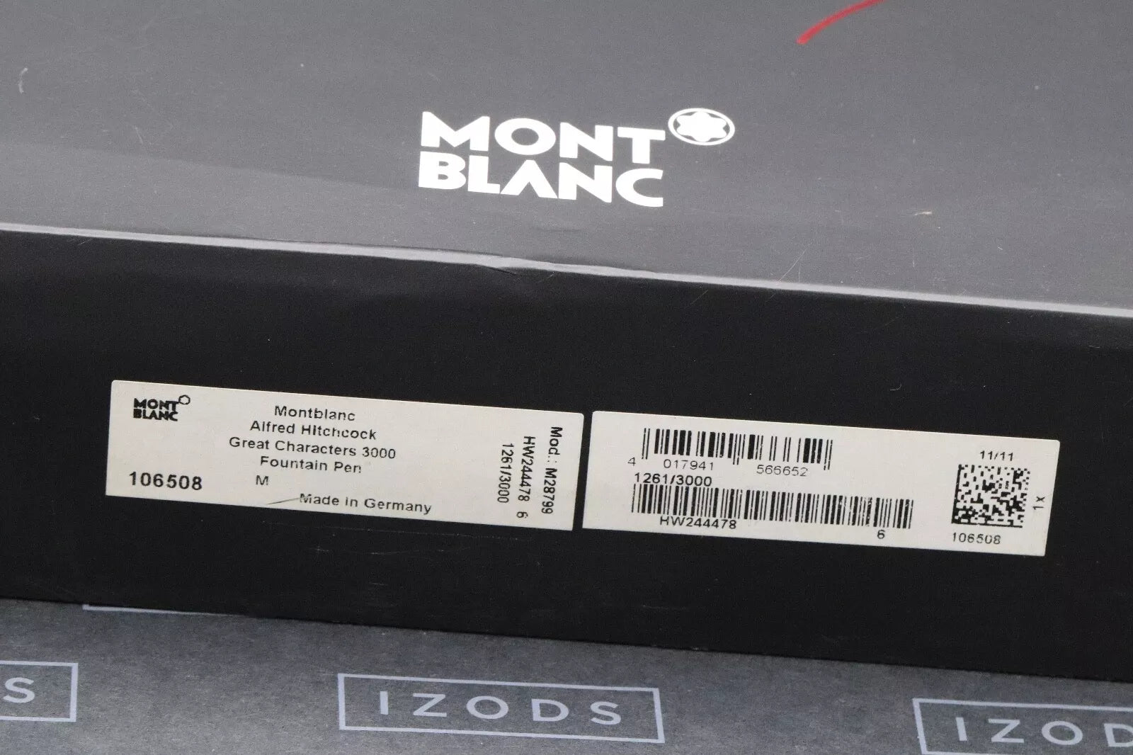Montblanc Great Characters Alfred Hitchcock 3000 LE Fountain Pen - UNUSED image 13
