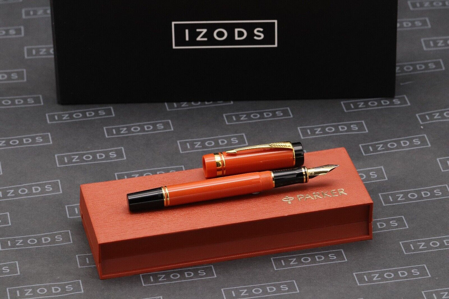 Parker Duofold International Orange Fountain Pen - Michael Masuyama IF Nib image 0