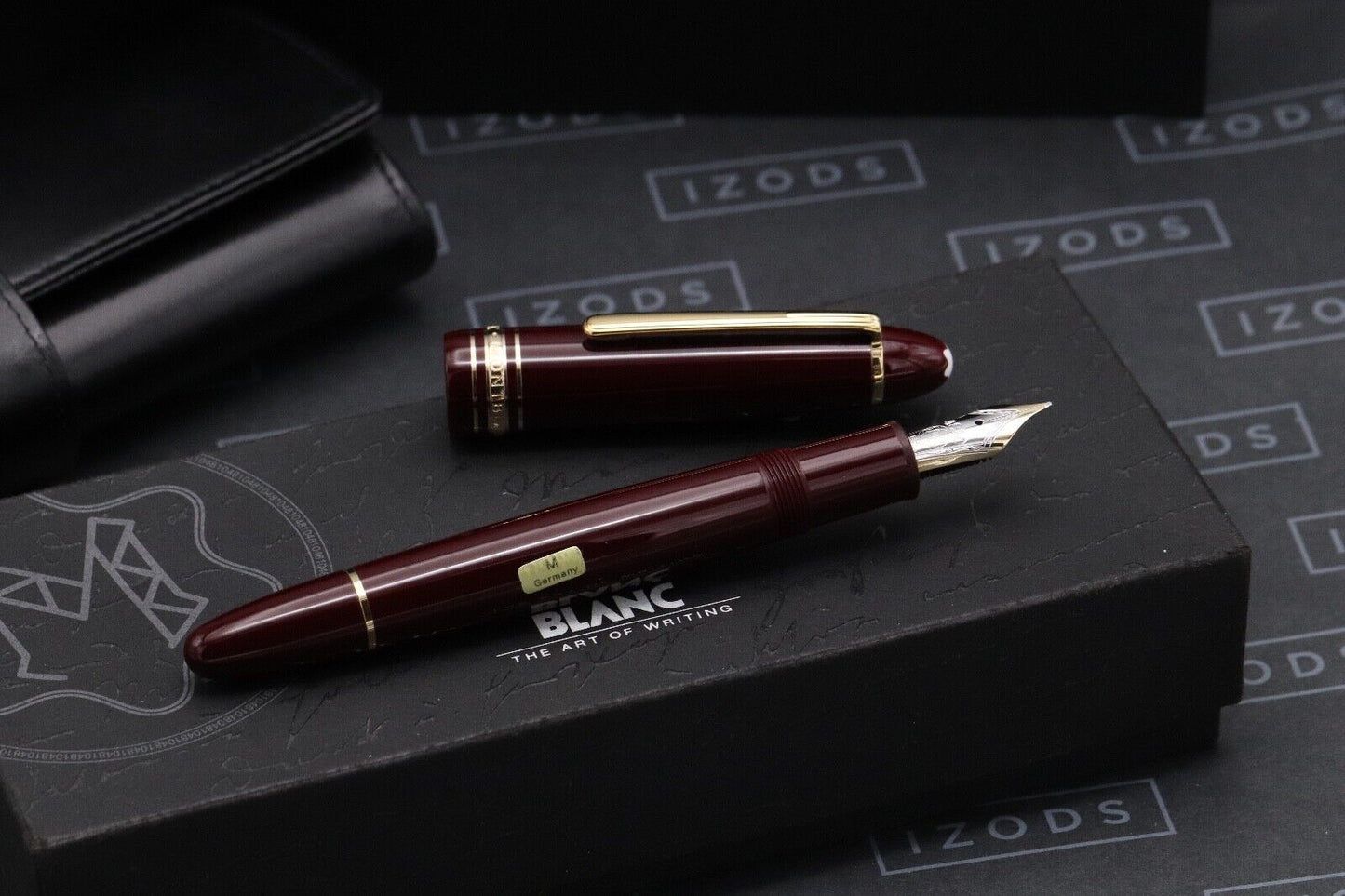 Montblanc Meisterstuck 147 Traveller Bordeaux Fountain Pen - UNUSED image 1