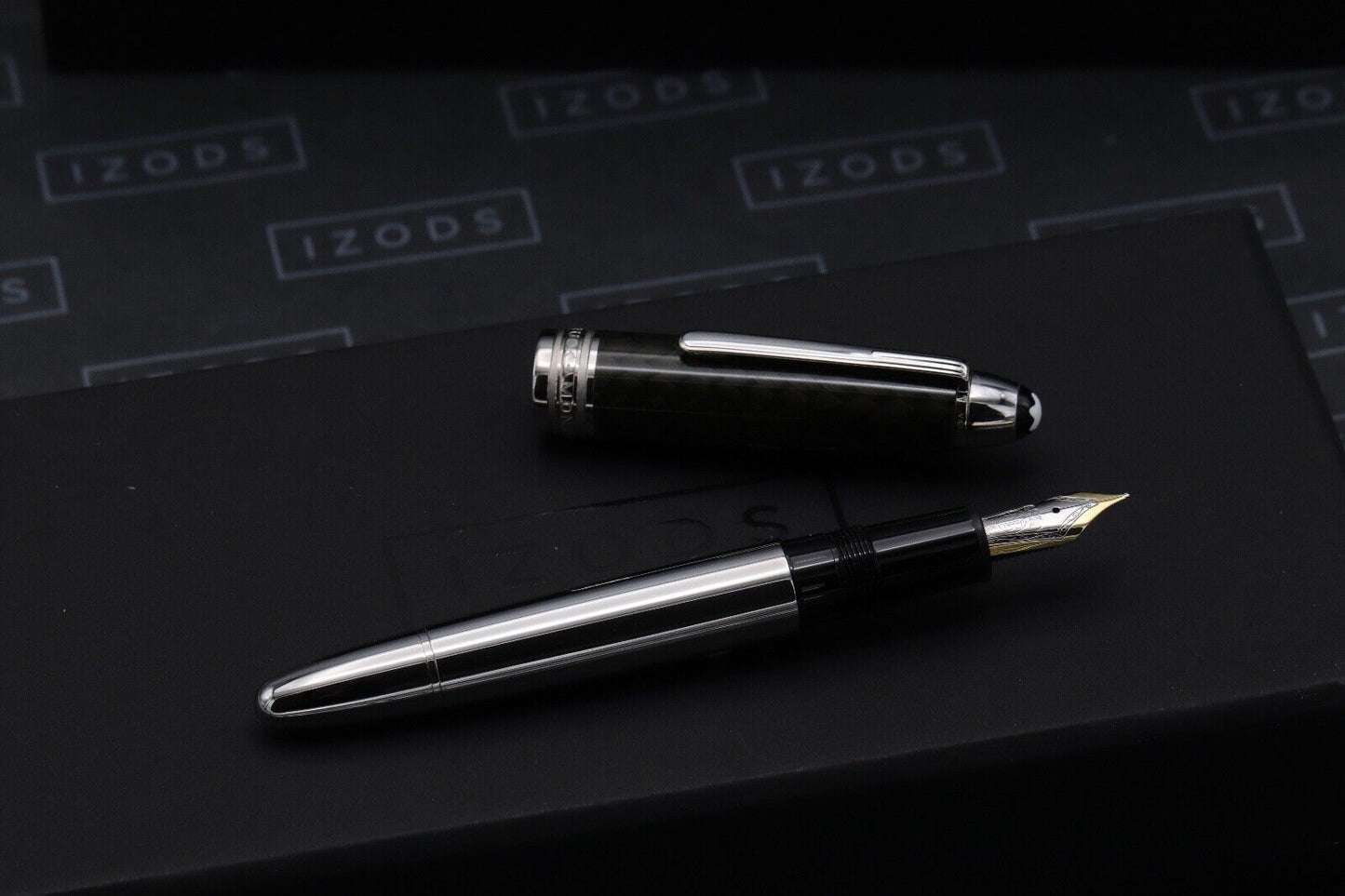 Montblanc Meisterstuck 146 LeGrand Carbon Steel Fountain Pen - Serviced by MB 24 image 1