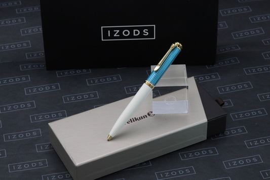 Pelikan Souveran K600 Turquoise White Ballpoint Pen image 0