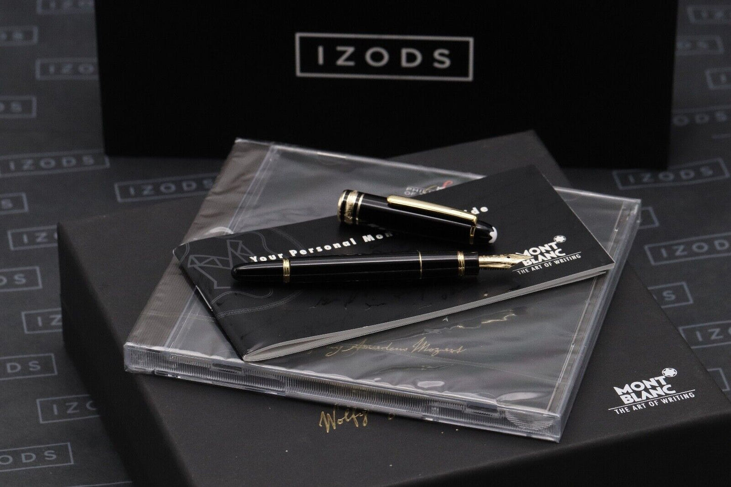 Montblanc Meisterstück 114 Mozart Gold-Coated Fountain Pen image 0