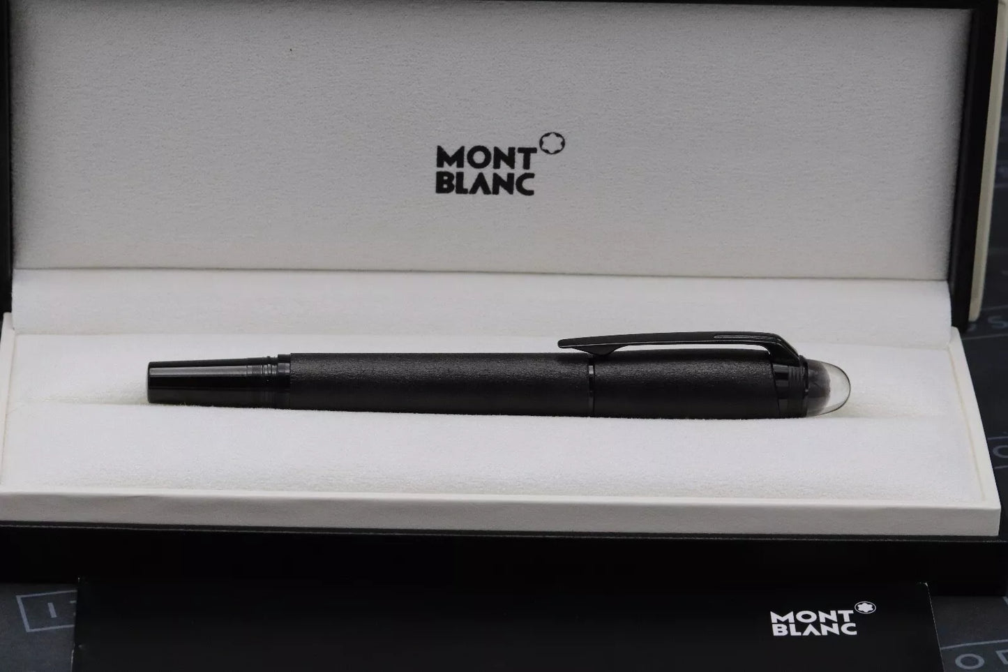 Montblanc Starwalker Black Cosmos Metal Rollerball / Fineliner Pen image 7