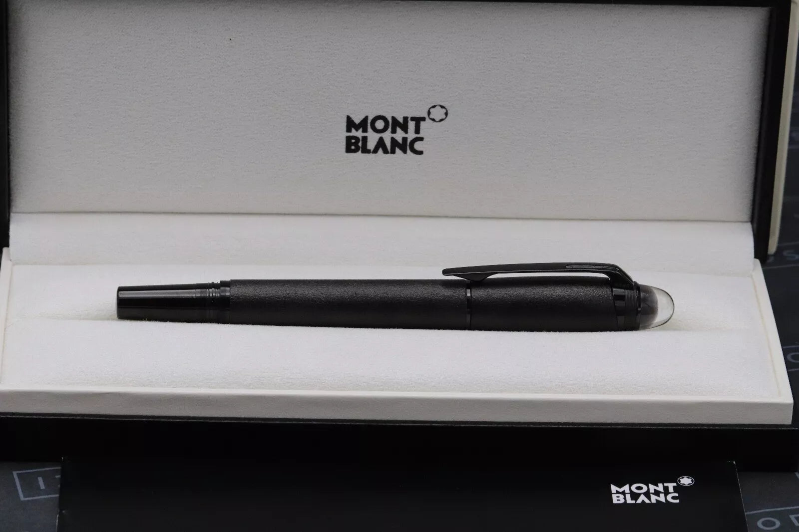Montblanc Starwalker Black Cosmos Metal Rollerball / Fineliner Pen image 7
